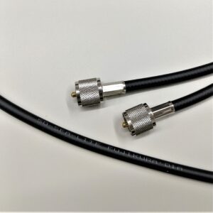 フジクラ 5DSFA-LITE 0.3m~8m 両端MP接栓付 無線接続ケーブル 50Ω 同軸ケーブル ブラック F5SF-○MM