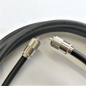 フジクラ 8DFB-LITE 0.3m~5m 両端MP接栓付 無線接続ケーブル 50Ω 同軸ケーブル ブラック F8FL-○MM