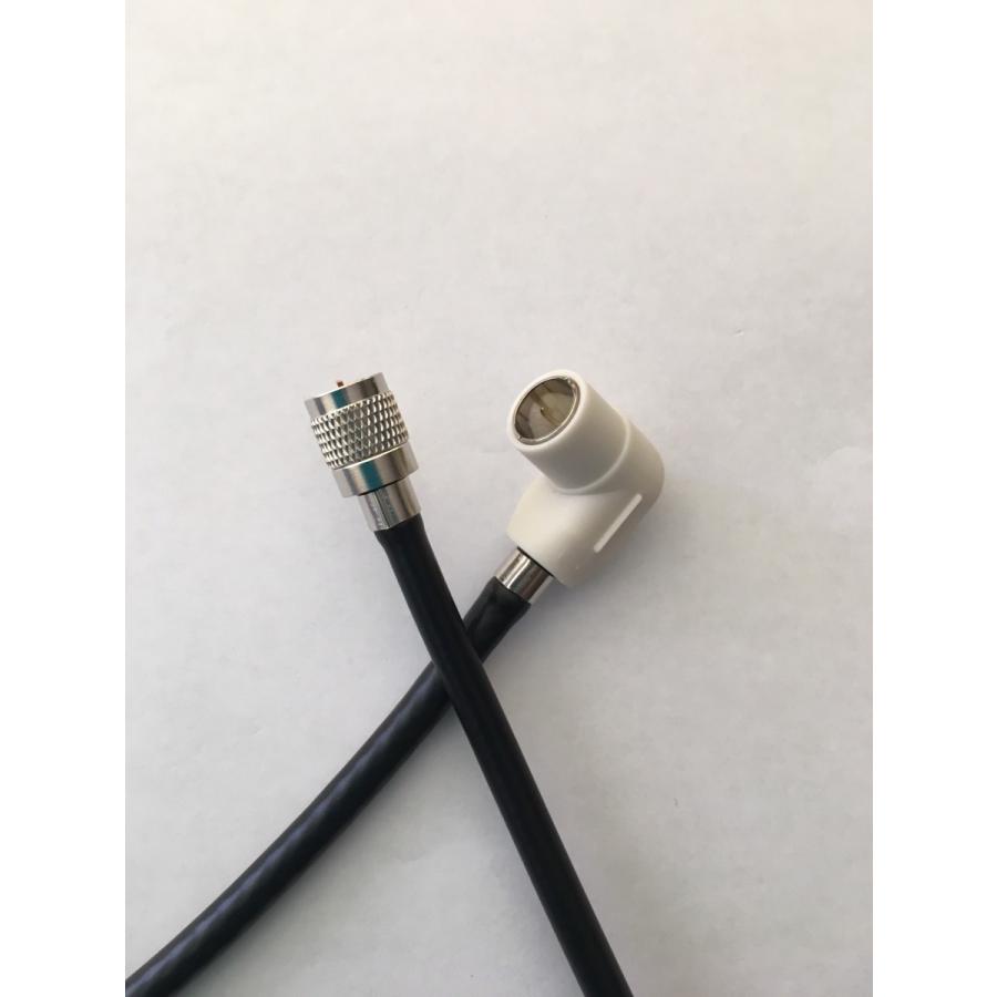 テレビ接続ケーブル S5C-FB 4K8K対応!1.5m~30m 色を選べる!丸型ネジ込み × L型プッシュ接栓付!25M-○〇 - 画像 (5)