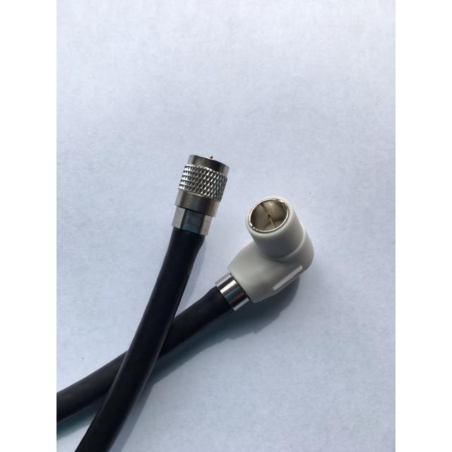 アンテナケーブル S5C-FB 10m 4K8K対応!○色・サイズ(0.2m~2.0m)を選べる!丸型ネジ込み × プッシュL型接栓付【宅配便】 - 画像 (4)