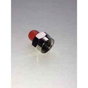 F型コネクター ダミー抵抗 100ヶ メール便ご利用で!日本全国どこでも!!※現在、赤キャップはついておりません。