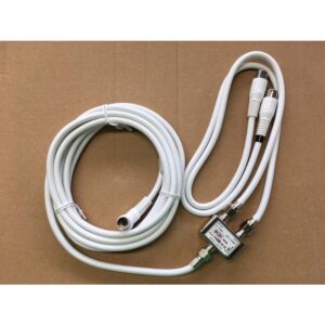 アンテナ分波器 全長1m 4K8K対応!入力ケーブルL型プッシュ、出力ケーブルプッシュ接栓付 S4C-FB